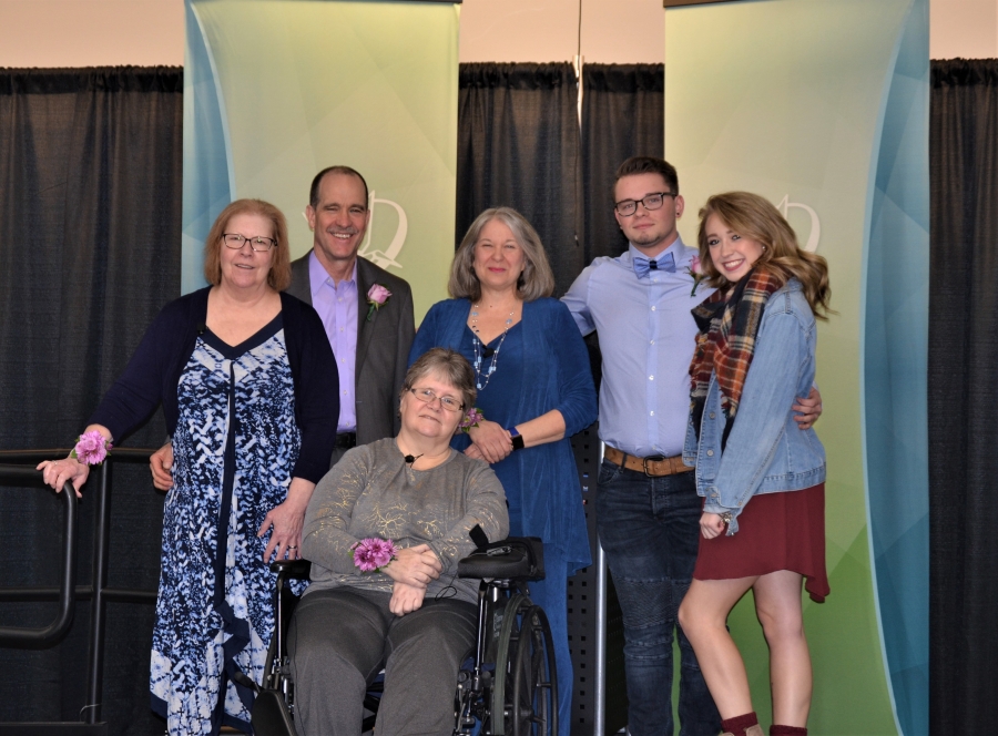 The 2019 Evening of Reflections storytellers gather for a group photo