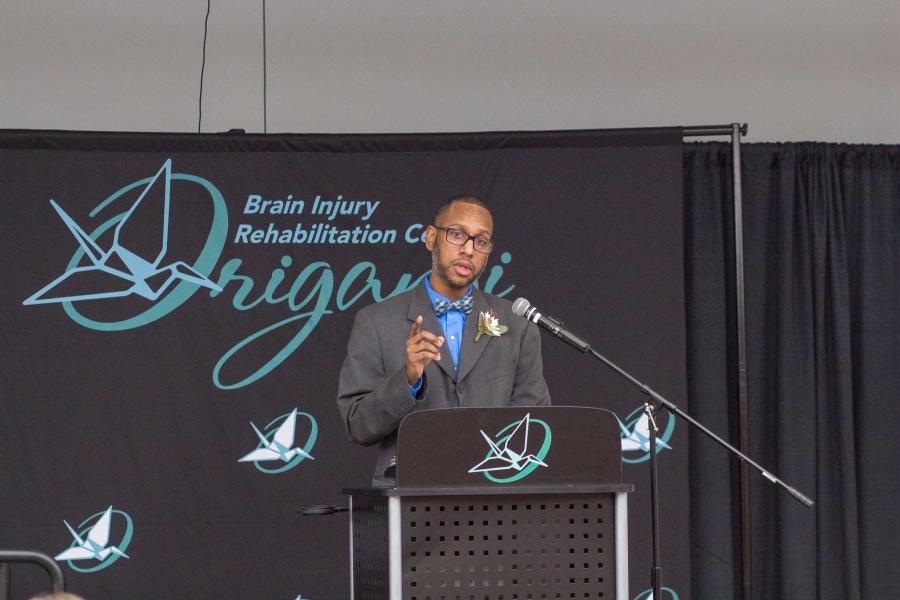 Past Origami client shares his inspiring story on stage at An Evening of Reflections 2018
