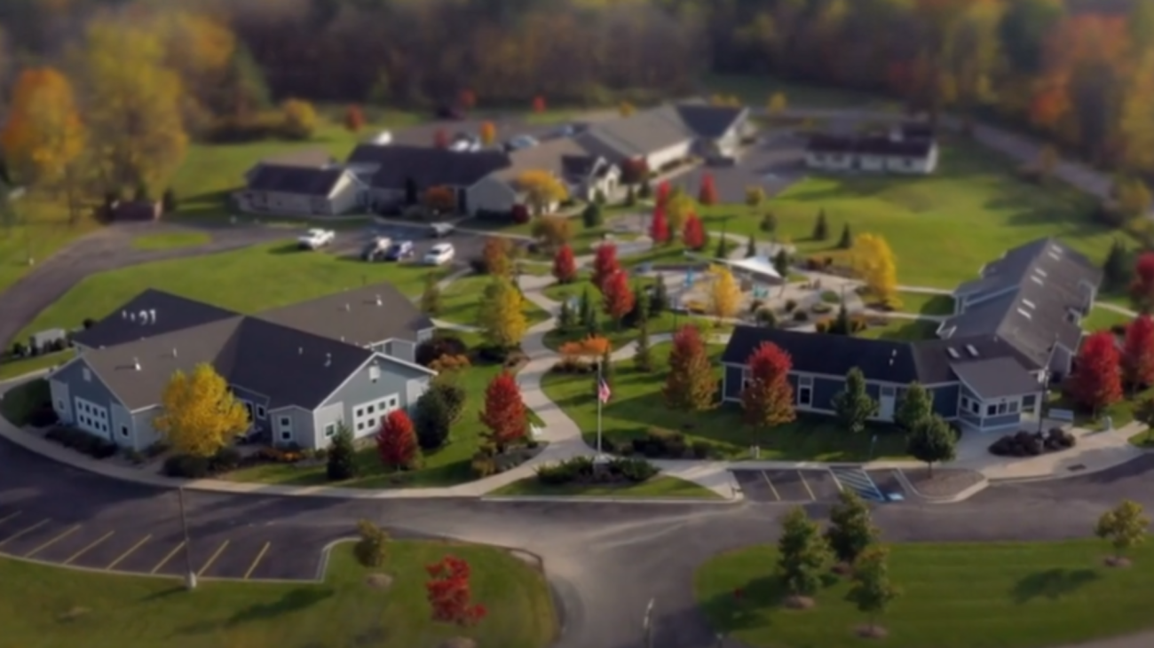Origami's serene 35 acre campus where the residential program is located